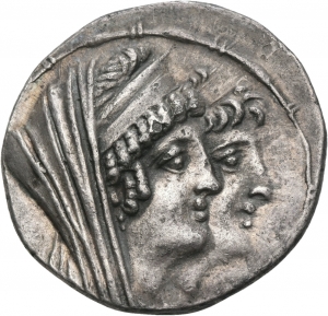 Seleukiden: Kleopatra Thea und Antiochos VIII. Epiphanes